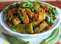 Bhindi Fry or Bhindi Masala or Okra Fry