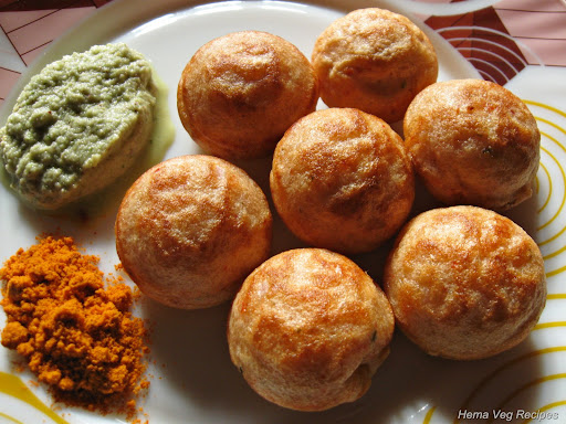 Spicy Paddu or Paniyaram