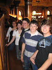 Olathe Northwest Band Students watched the ceremony for Ed and Judy in the
West Gallery.