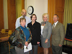 Members of the Autism Task Force came to testify on the extention of their work through 2009-10.