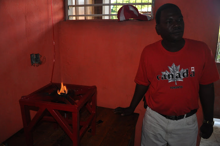 A kerosene stove made in Terrier Rouge, Haiti