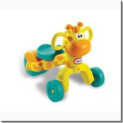 Go N Grow Lil' Rollin' Giraffe Ride On