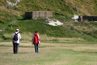 Walking out to the coast