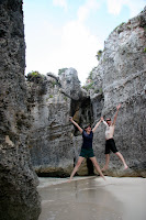 Jumping for joy