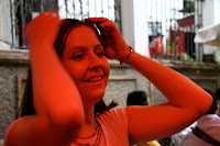 Kirsty, really, really embarresed.