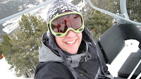 G on the ski lift