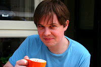 Nick enjoying a coffee
