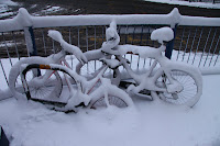 Won't be biking in to work today