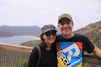 Ben and Chelle at Wineglass bay