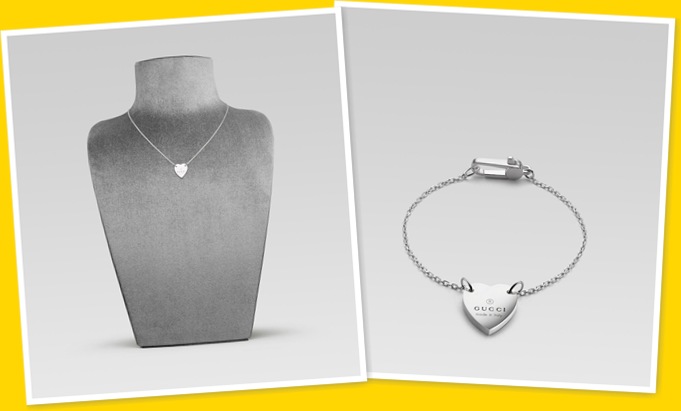 View Gucci Heart Neck and Bracelet