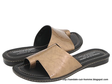 Sandale cuir homme:sandale-676352