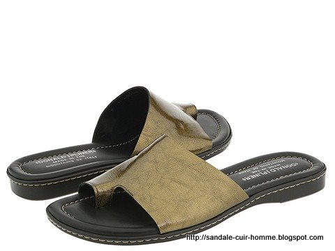 Sandale cuir homme:cuir-676353