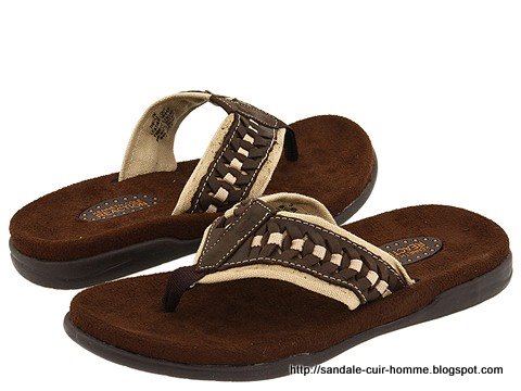 Sandale cuir homme:sandale-676438