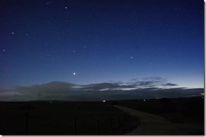 Venus - Mars - Plaides aligment :: 52 second exposure