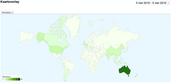 Tripadvisor map of visitors to Villa Sabandari, a new Bali holiday resort with yoga courses