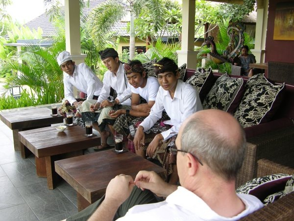 Saraswati meeting at Villa Sabandari, one of the newest hotel villas in Ubud Bali