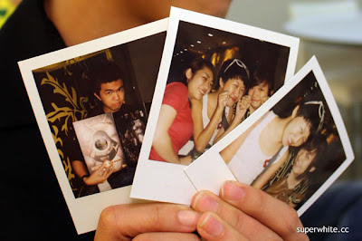 Ipoh chicken rice and Polaroid Camera