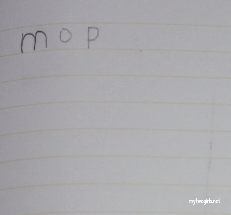 Drawing with caption - Mop