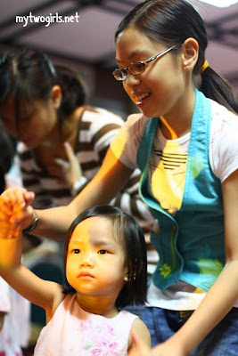 Zaria dancing with Sam