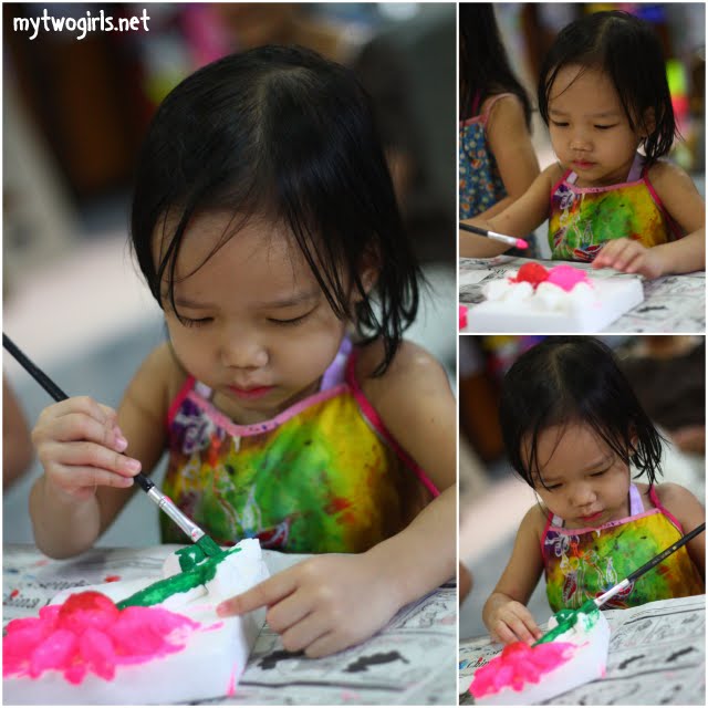 Zaria at the kids' club