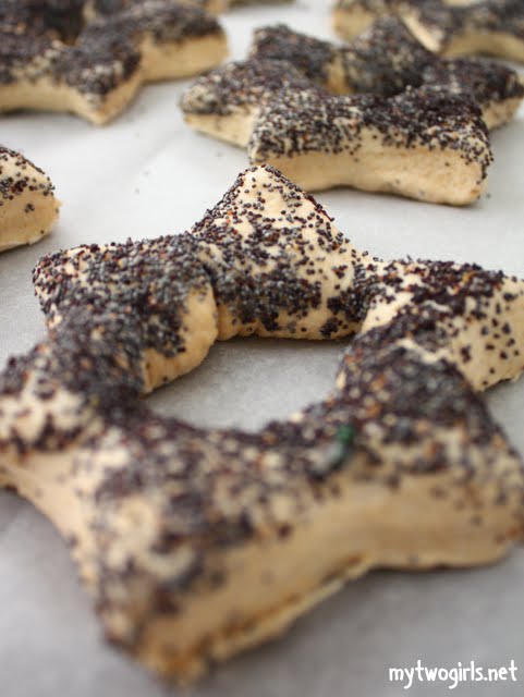 Proofing the star shaped dough