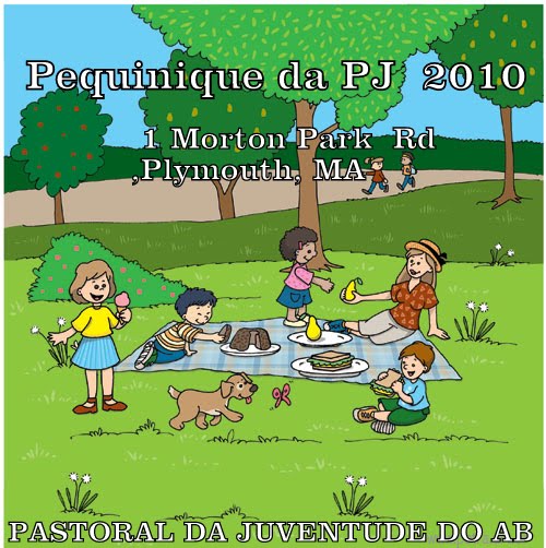 Neste Domingo tem Pequinique  da Pastoral da Juventude em Plymouth, MA