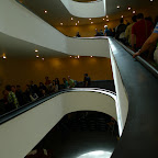 The tour group was huge.  It stretched arond the entire spiral stair.