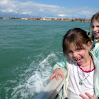 It takes an hour by water bus to San marco square.