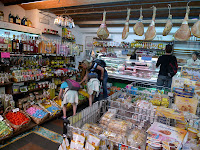 We pick up delicious lunch at a local supermarket.