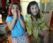 The girls are excited for the Mohawk Ceremony!