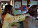 Emma performs the ceremonial first cut of the Mohawk.