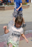It was soooo hot.  It felt great to cool off.