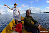 Watching for Dolphins, grey and pink.