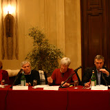 da sinistra: Roberta De Monticelli, Francesco Dambrosio, Marianella Sclavi, Gianni Barbacetto (che presiede la serata), Samuele Bernardini