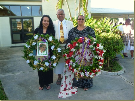In memorial to their son who died graduation day