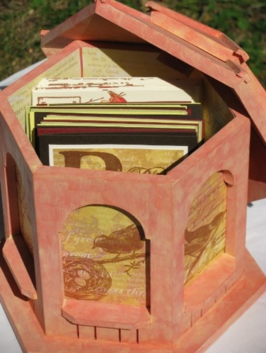 09 04 Lynn Roberts Fanciful Flight Birdhouse Open View 1