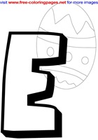 Alphabet_Coloring_Pages_E Alphabet_Coloring_Pages_E