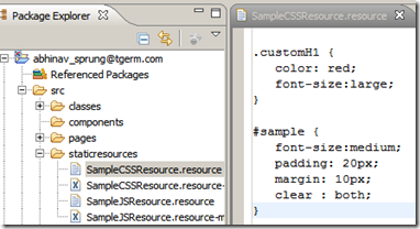 blog concret io edit static resources via force com eclipse ide eclipse change font size