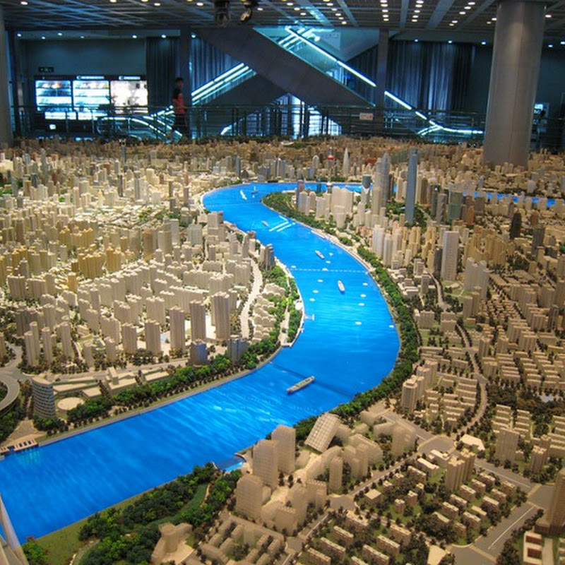Gigantic Scale Model of Shanghai
