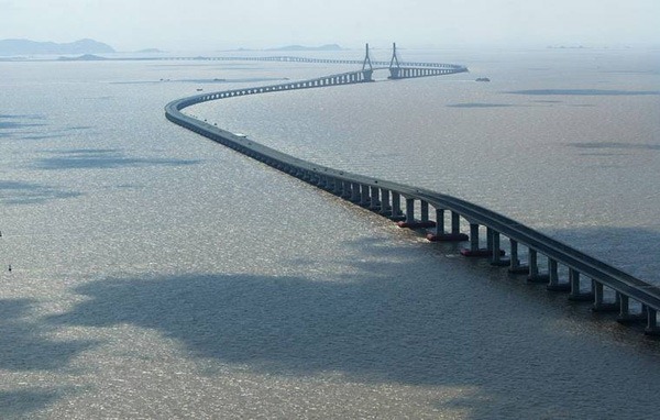 Qingdao Haiwan Bridge Seen On www.coolpicturegallery.us