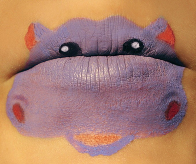 Lip Art by Paige Thompson Kiss u