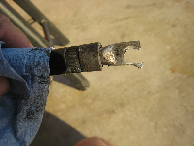 Broken Exhaust Hanger ? and a Temporary Fix Van's Air Force