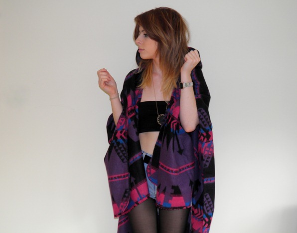 ASOS AZTEC CAPE 5
