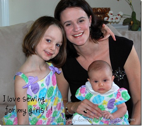 Mommy and girls Easter 2011