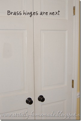knobs brass hinges