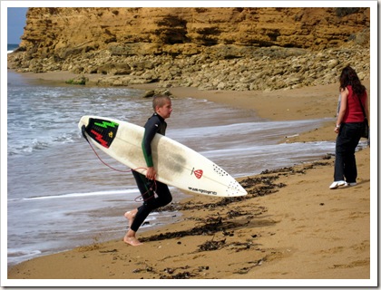 Surfer am Bells Beach