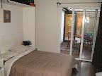 Bedroom, looking through to conservatory
