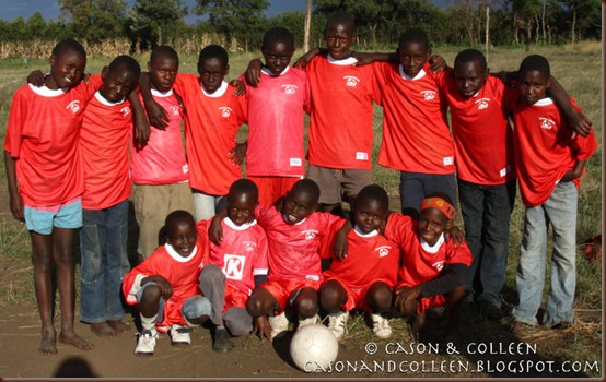 junior team in red