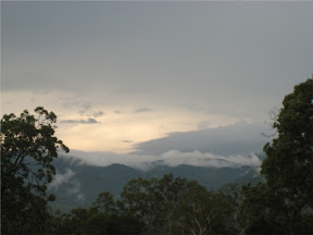 Clouds View from the back yard after rain