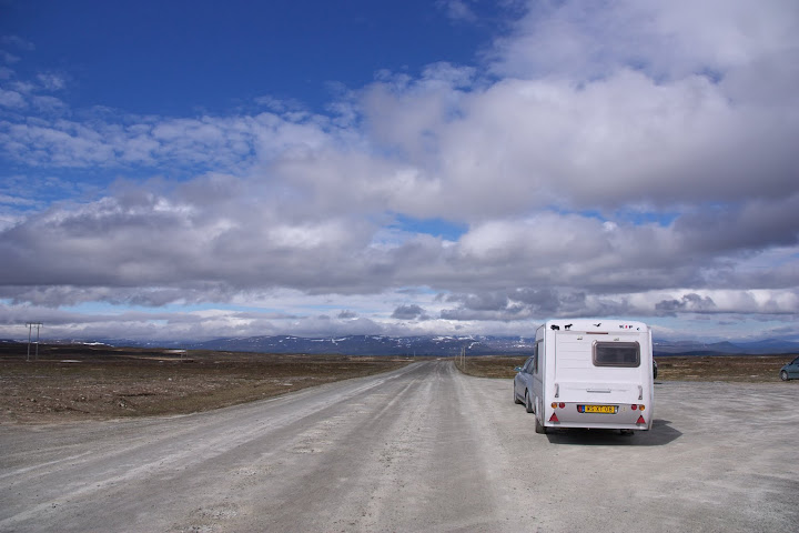 De caravan was ook weer op dit punt.